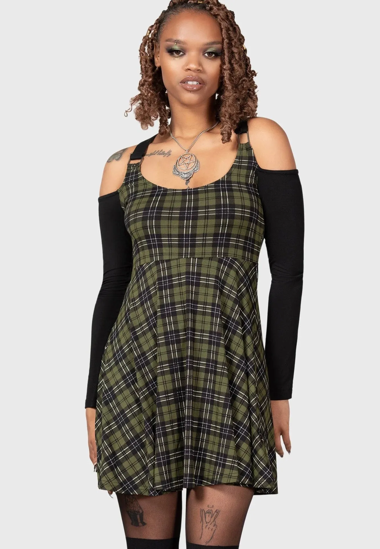 Killstar - Estine Skater Green - Dress