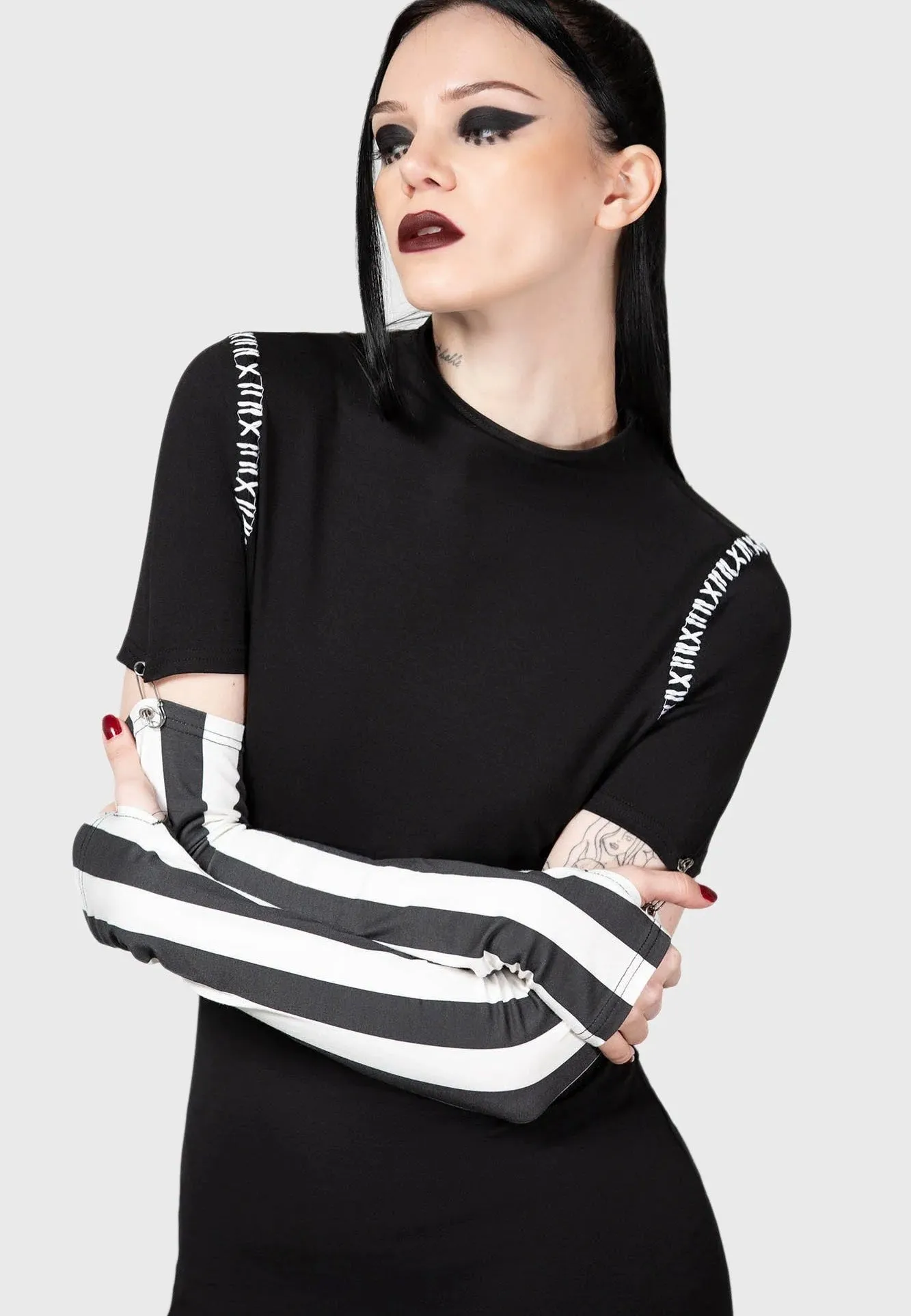 Killstar - Stripes And Stitches - Dress