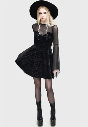 Killstar x Moonbloom - Enigma Garden Black - Dress