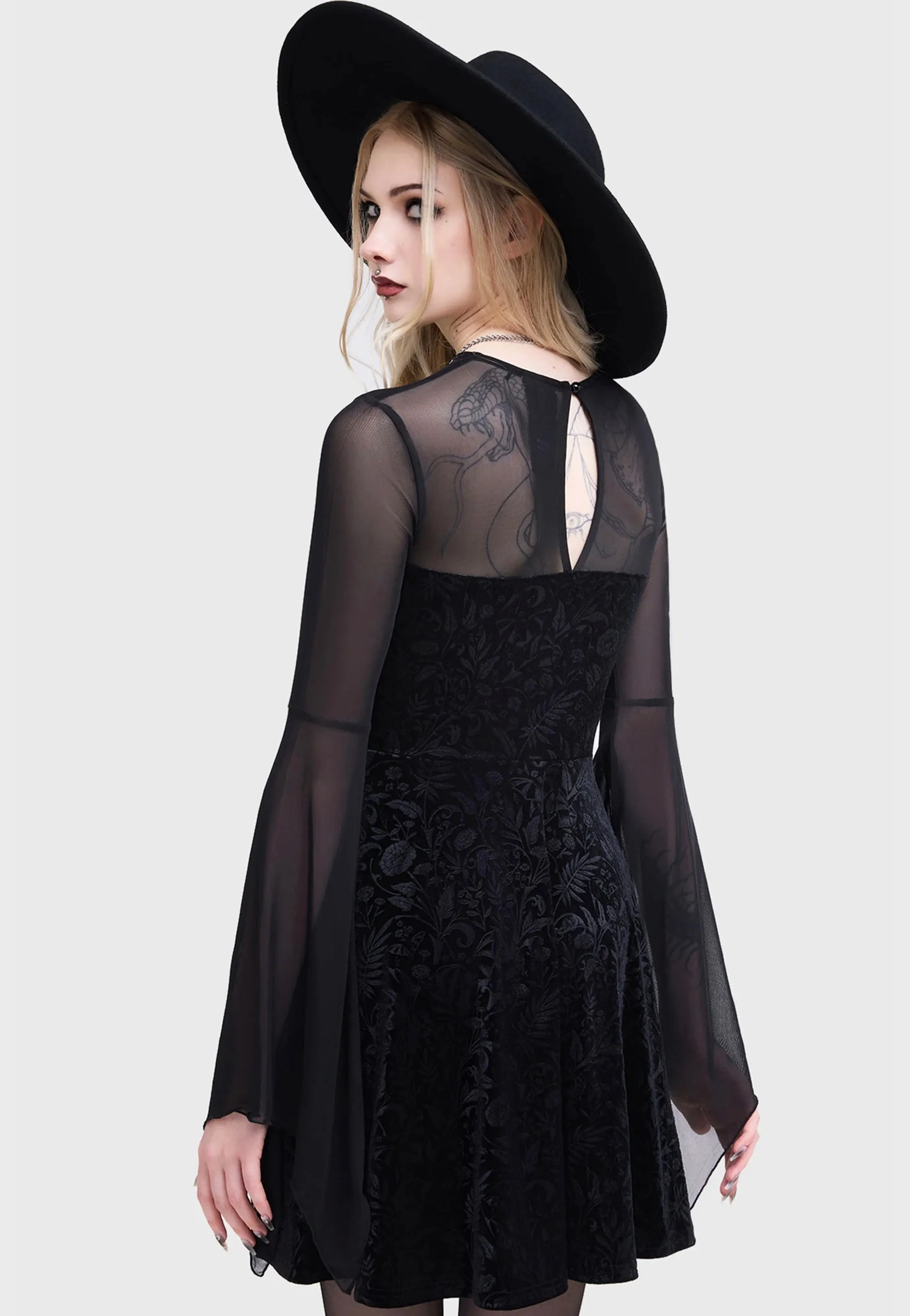 Killstar x Moonbloom - Enigma Garden Black - Dress
