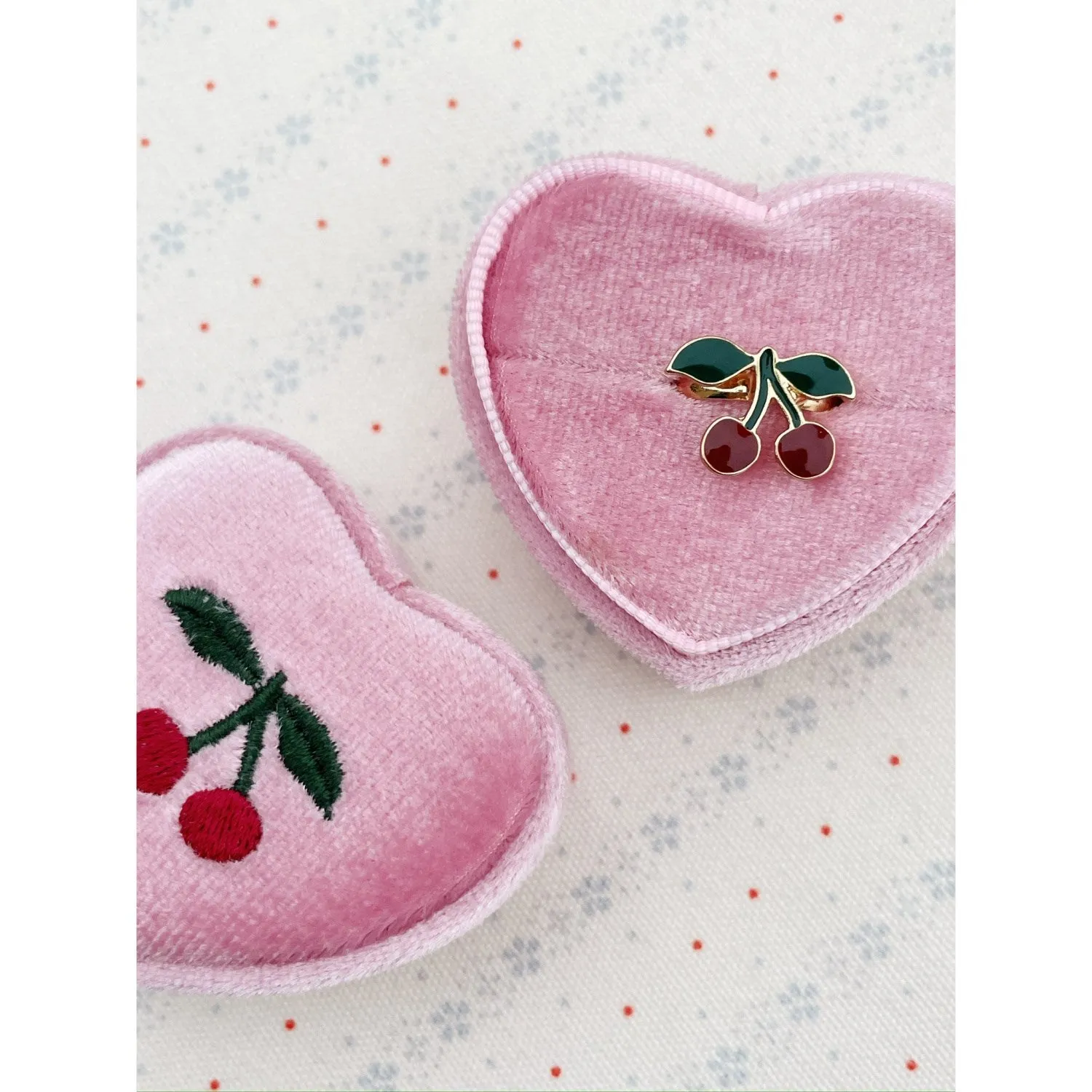 Konges Sljd Cherry Love Rings