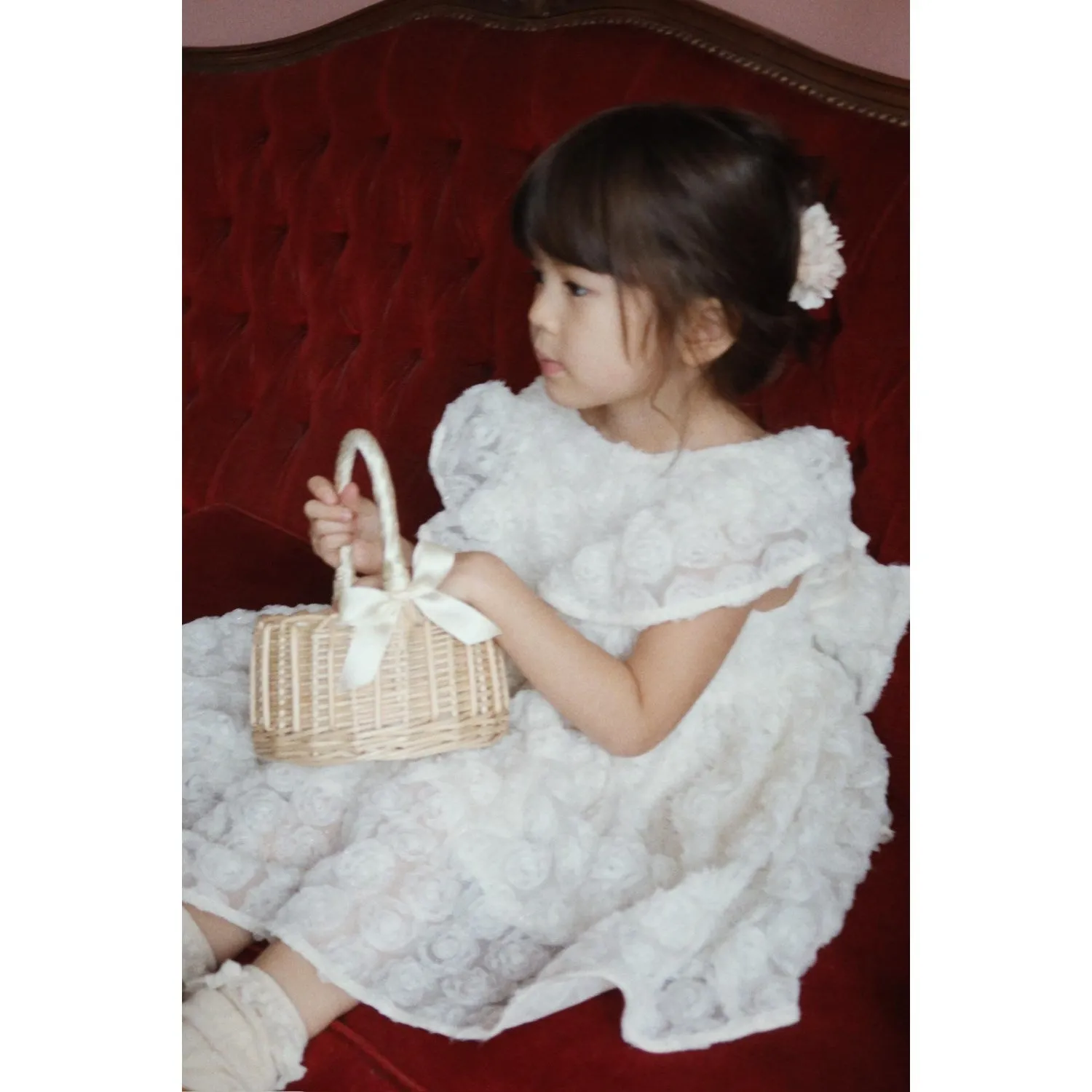 Konges Sljd Eggnog Celebration 2 Pack Flower Hair Clip