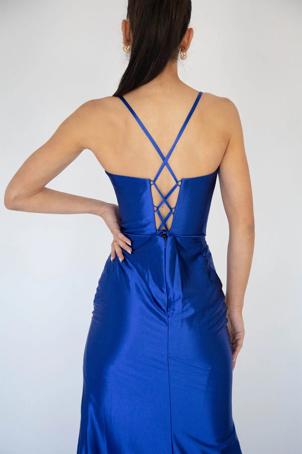Lamour Gown Electric Blue by HSH