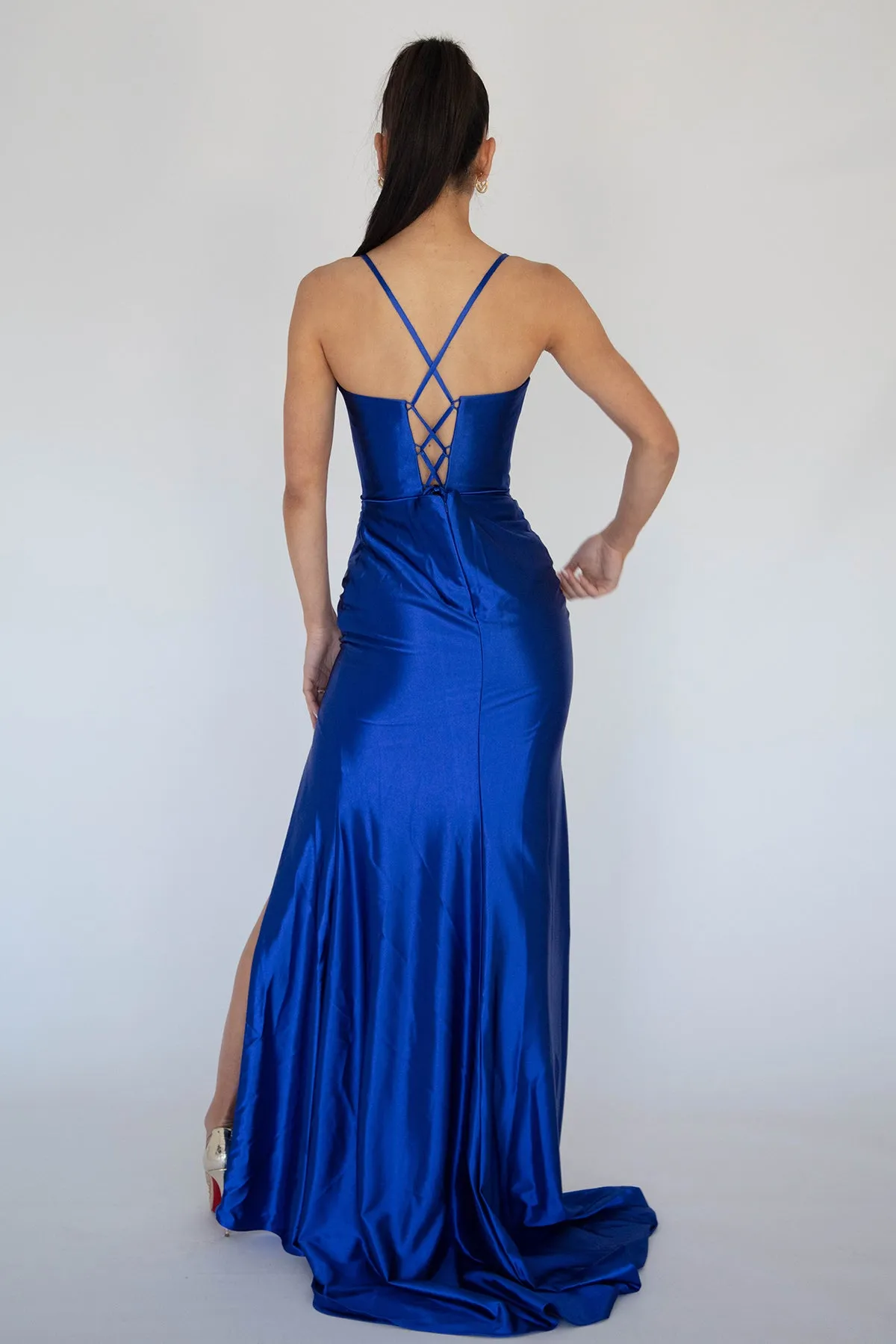 Lamour Gown Electric Blue by HSH