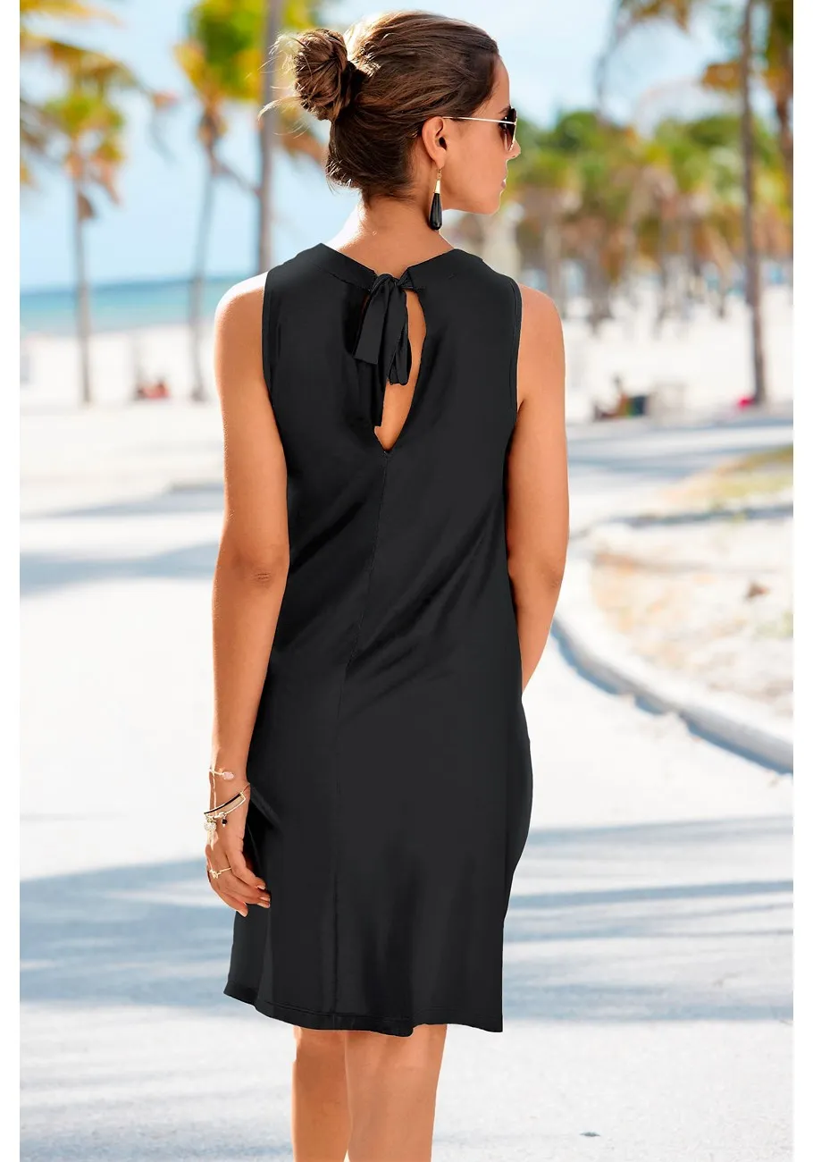 LASCANA Women's Keyhole Flowy Dress