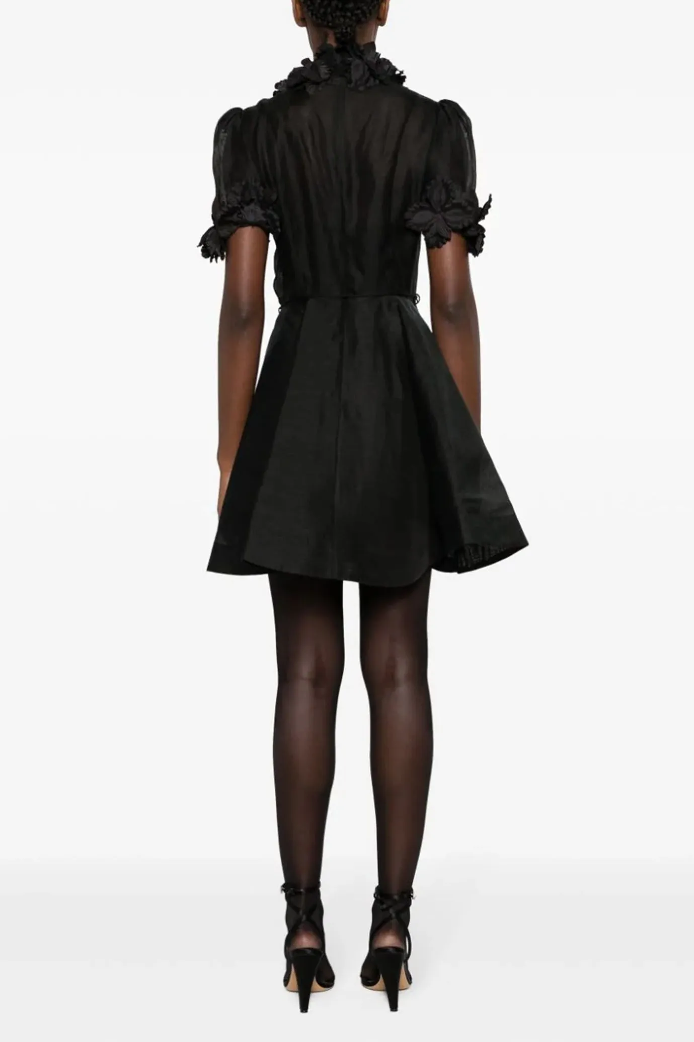 Luminosity Liftoff Flower Mini Black by Zimmermann