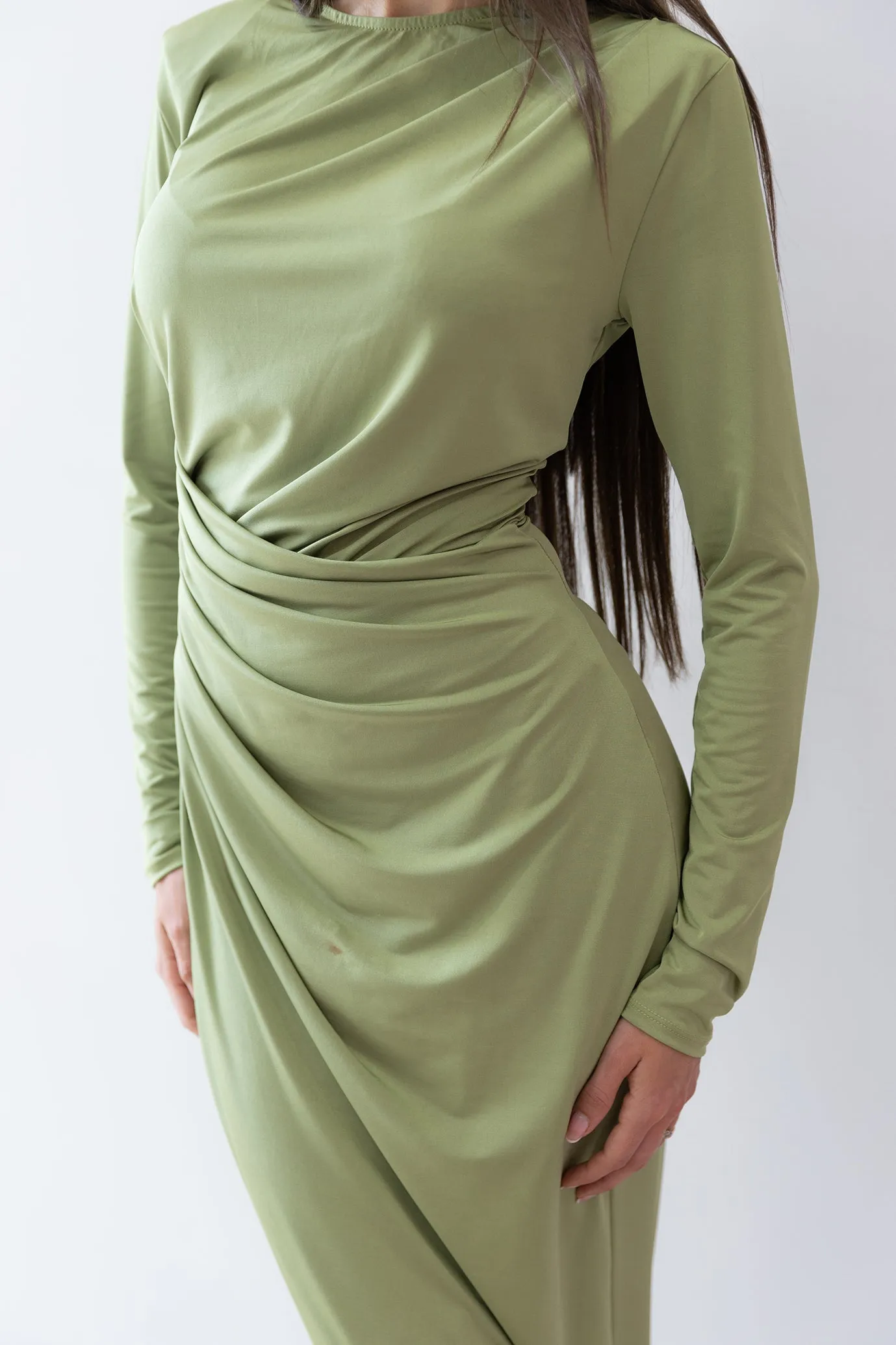 Mania Green Gown by HSH