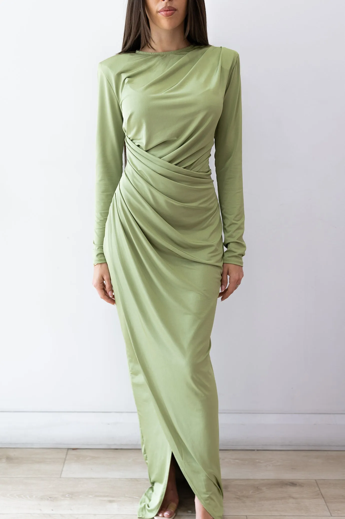 Mania Green Gown by HSH