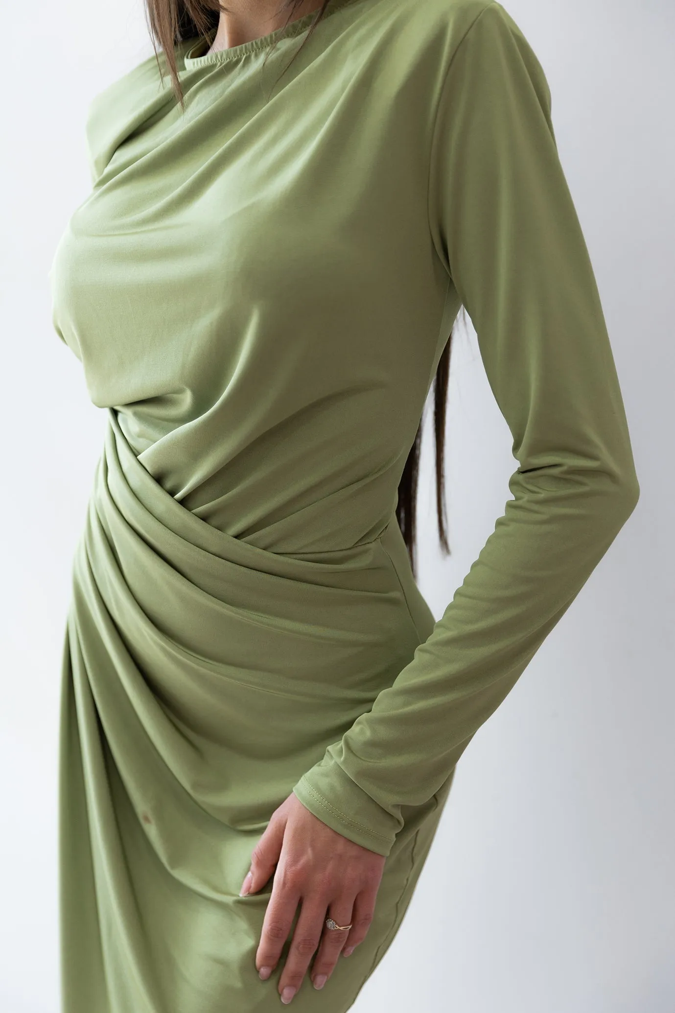 Mania Green Gown by HSH