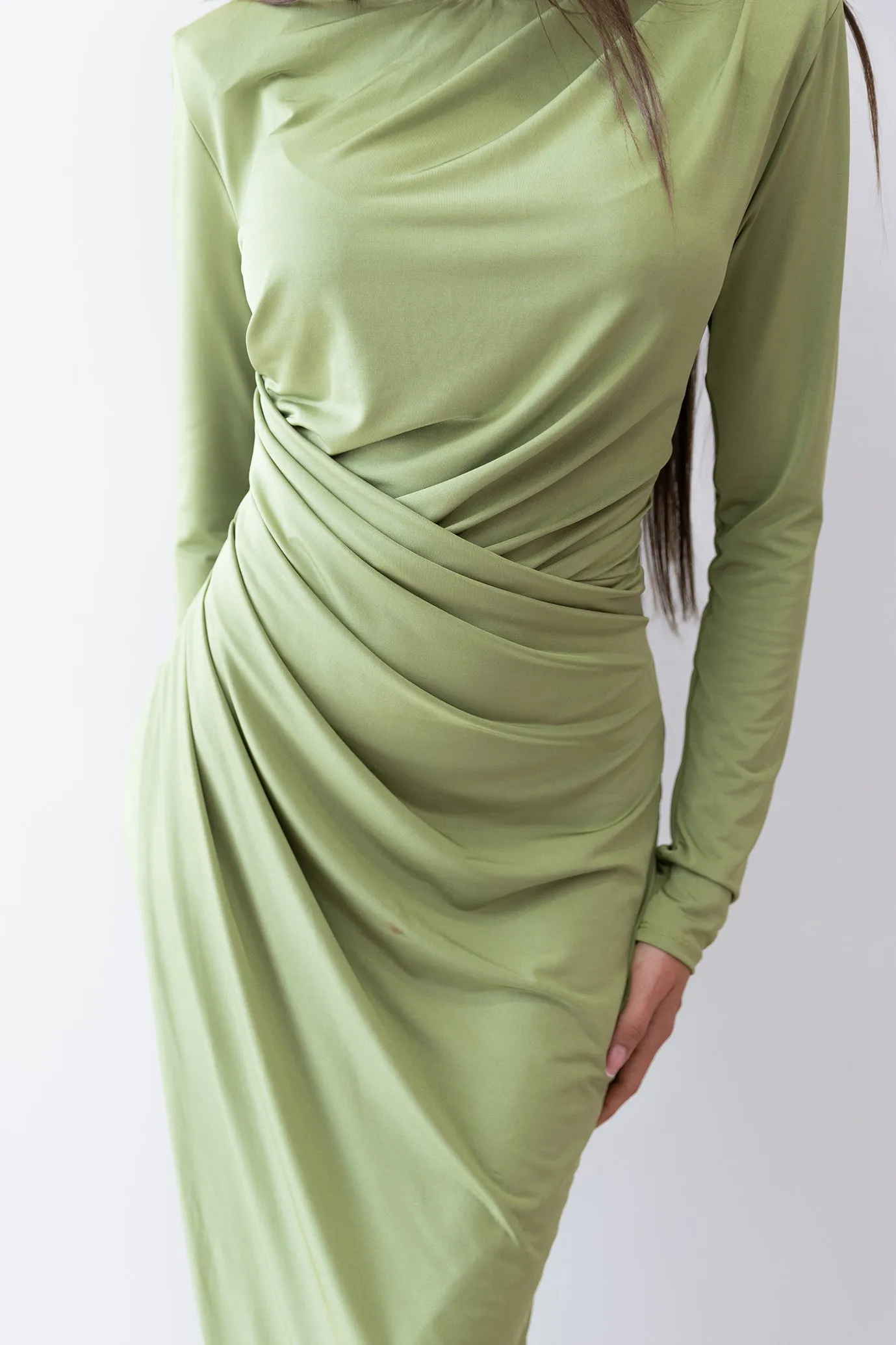Mania Green Gown by HSH