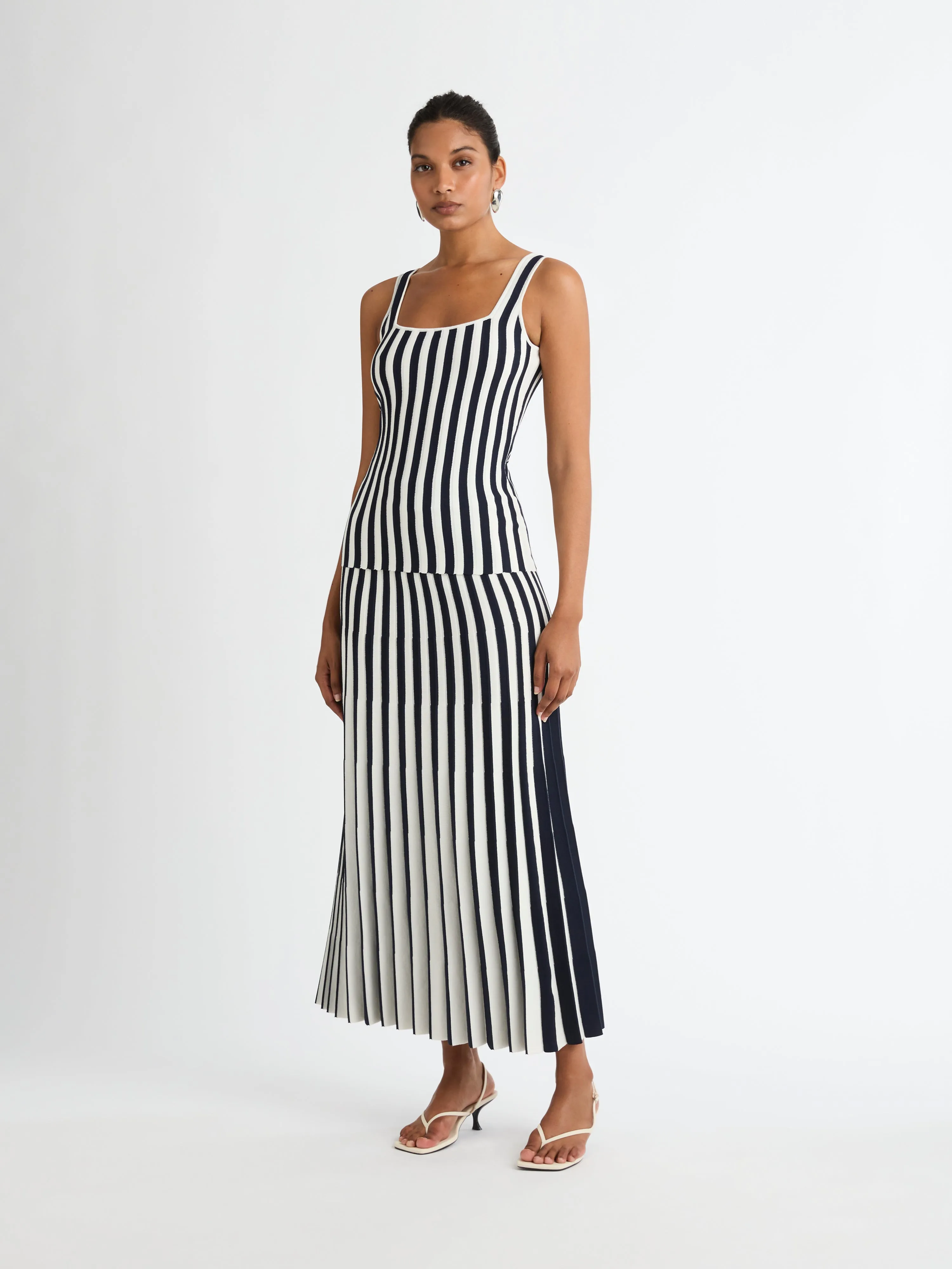 MONICA STRIPE KNIT TOP
