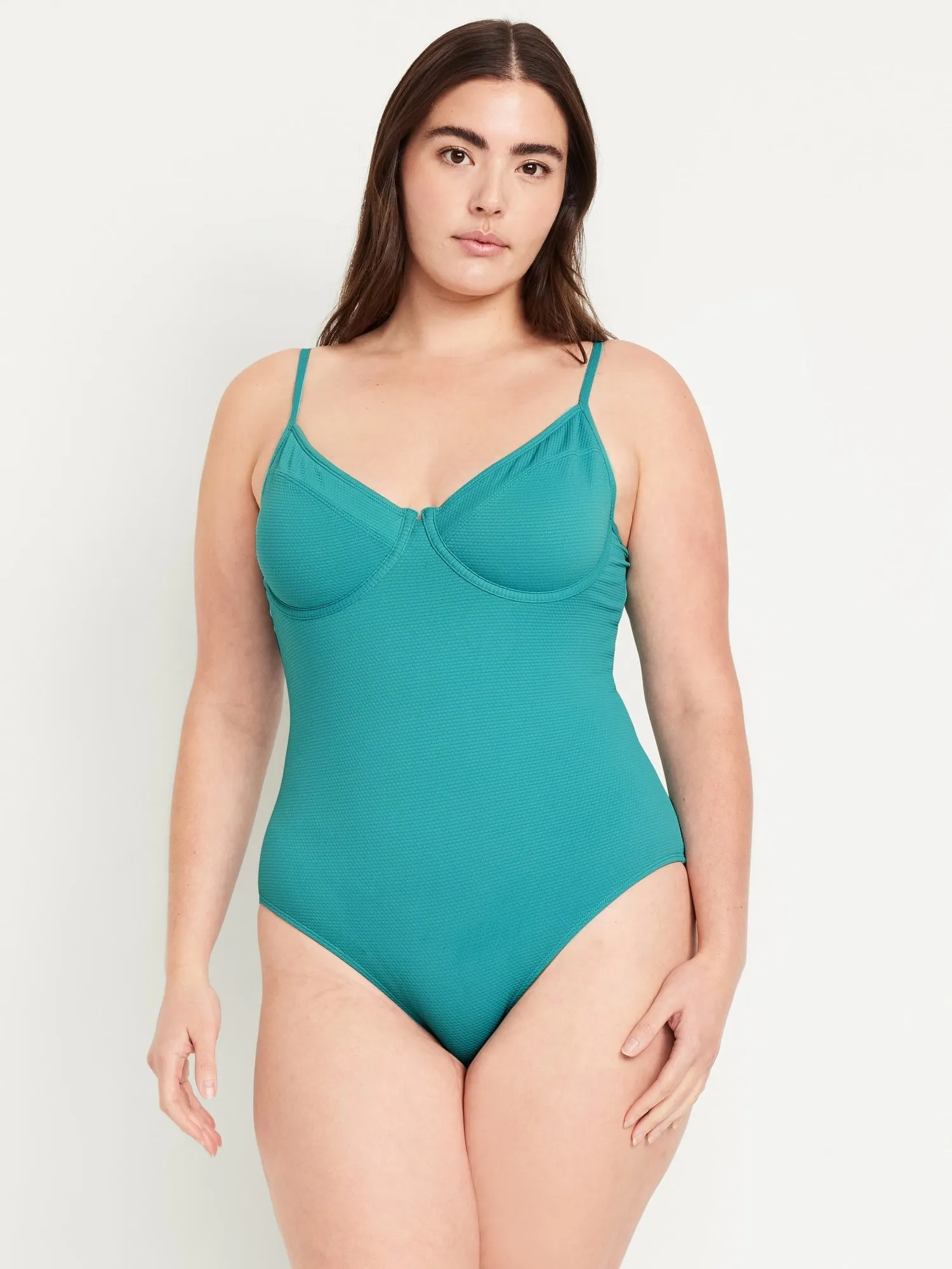 One-Piece Balconette Swimsuit