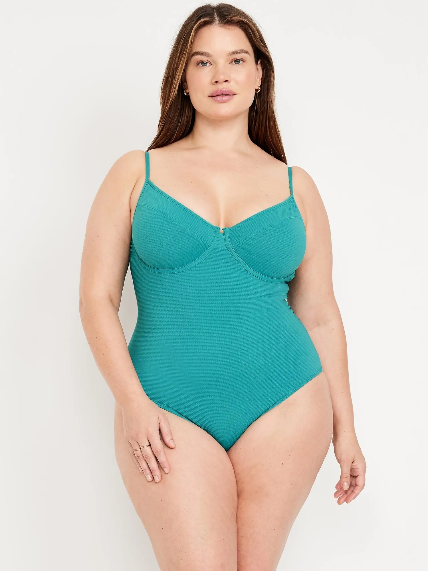 One-Piece Balconette Swimsuit