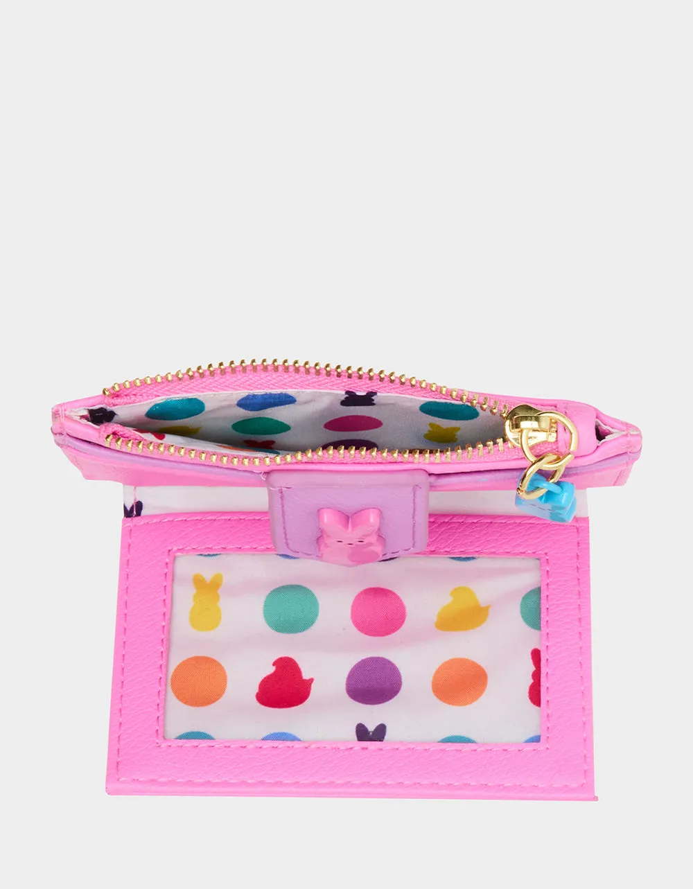 PEEPS BIFOLD WALLET PINK MULTI Betsey Johnson