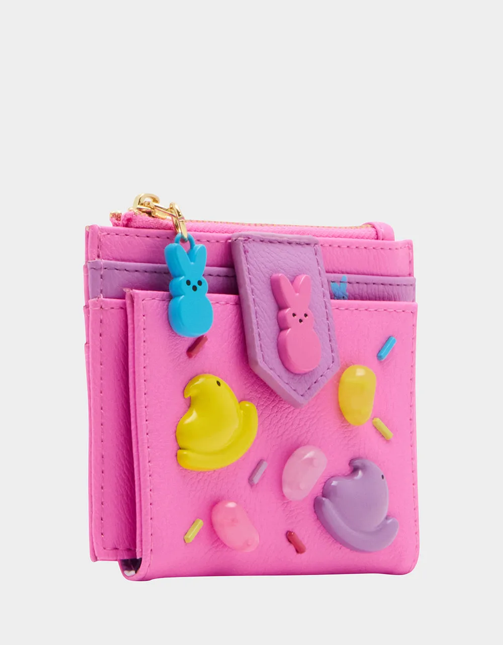 PEEPS BIFOLD WALLET PINK MULTI Betsey Johnson
