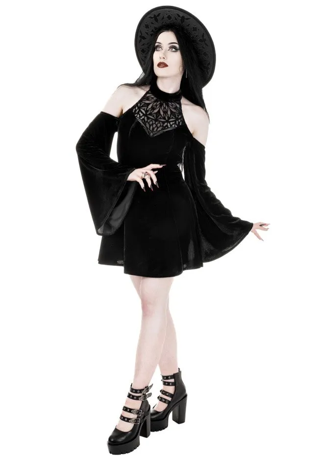 Restyle - Rosarium Mini Black - Dress