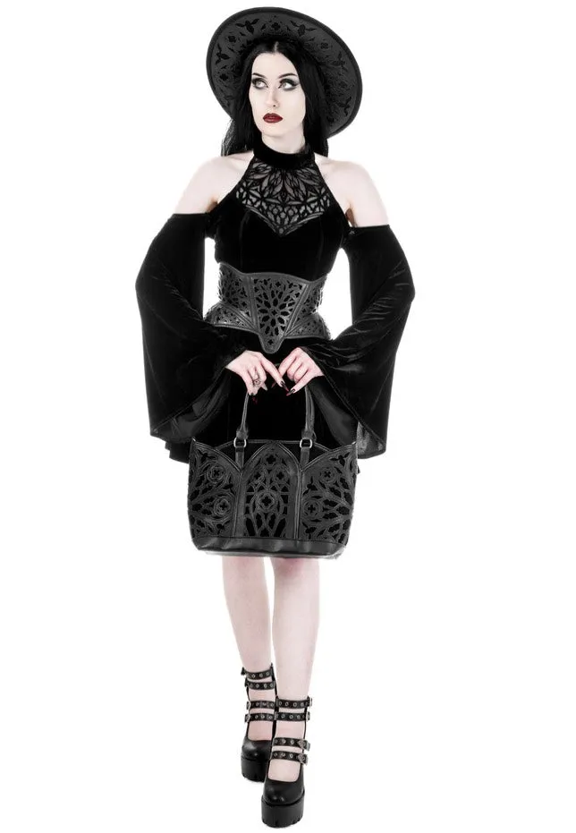 Restyle - Rosarium Mini Black - Dress