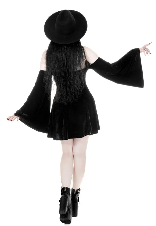 Restyle - Rosarium Mini Black - Dress