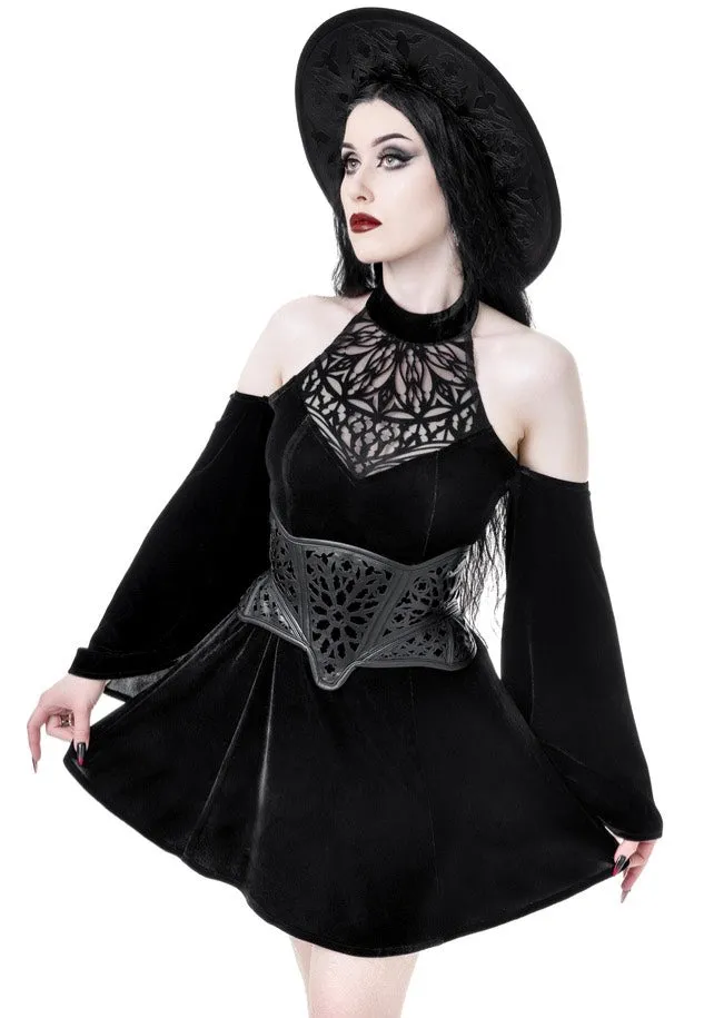 Restyle - Rosarium Mini Black - Dress