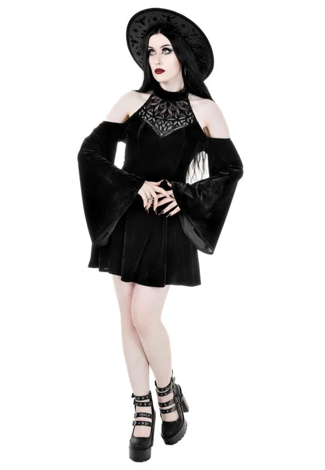 Restyle - Rosarium Mini Black - Dress