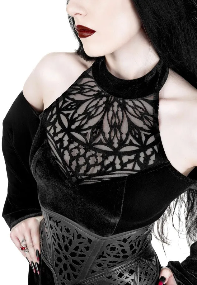 Restyle - Rosarium Mini Black - Dress