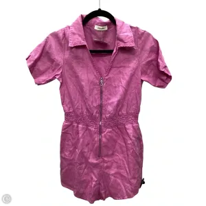 Romper By Clothes Mentor In Pink, Size: S
