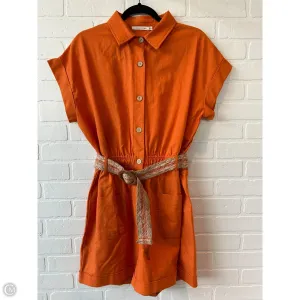 Romper By Ellison In Orange, Size: L