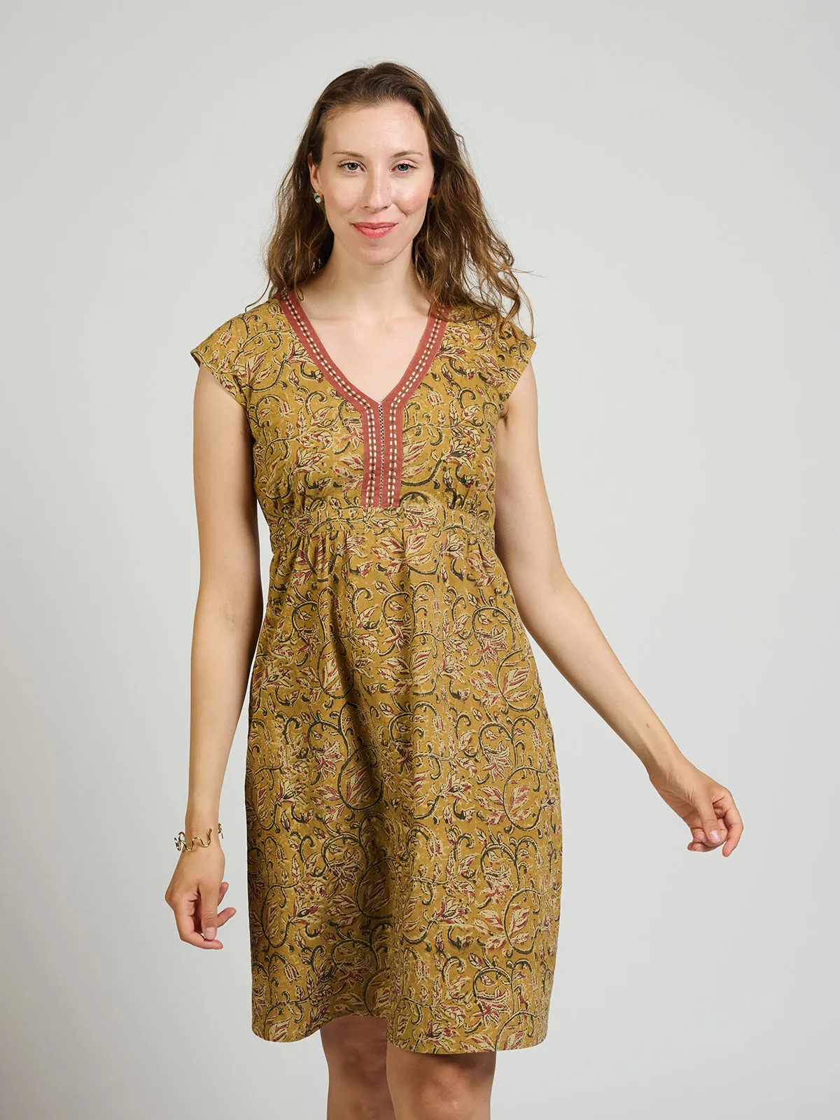 Trendy 2025 Jaya Dress - Turmeric  Dont Miss Out!