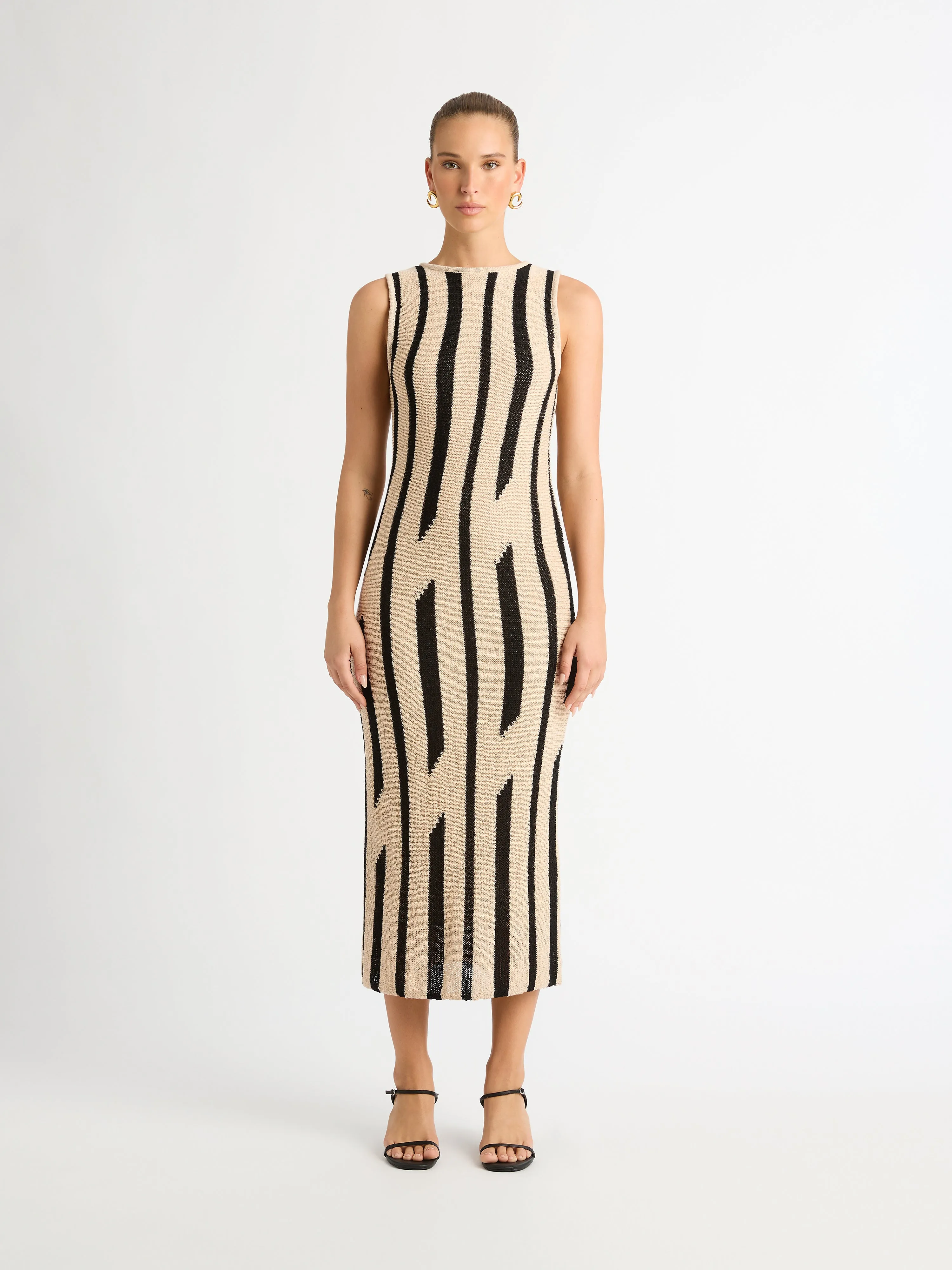 TROPEA CROCHET MIDI DRESS