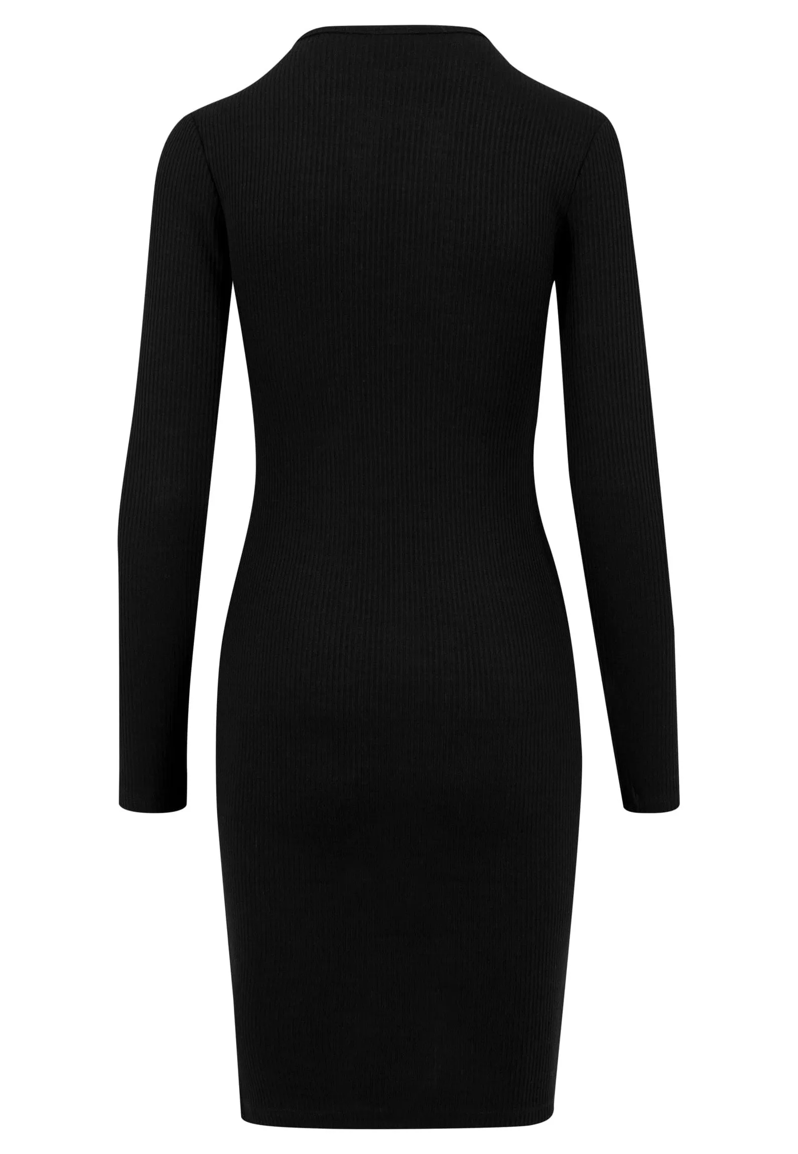 Urban Classics - Ladies Rib Dress Black - Dress