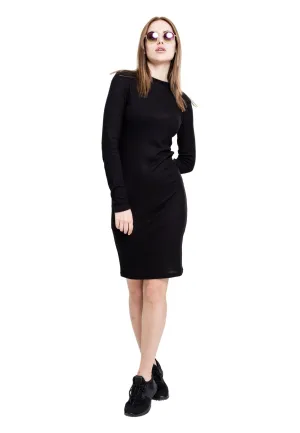Urban Classics - Ladies Rib Dress Black - Dress