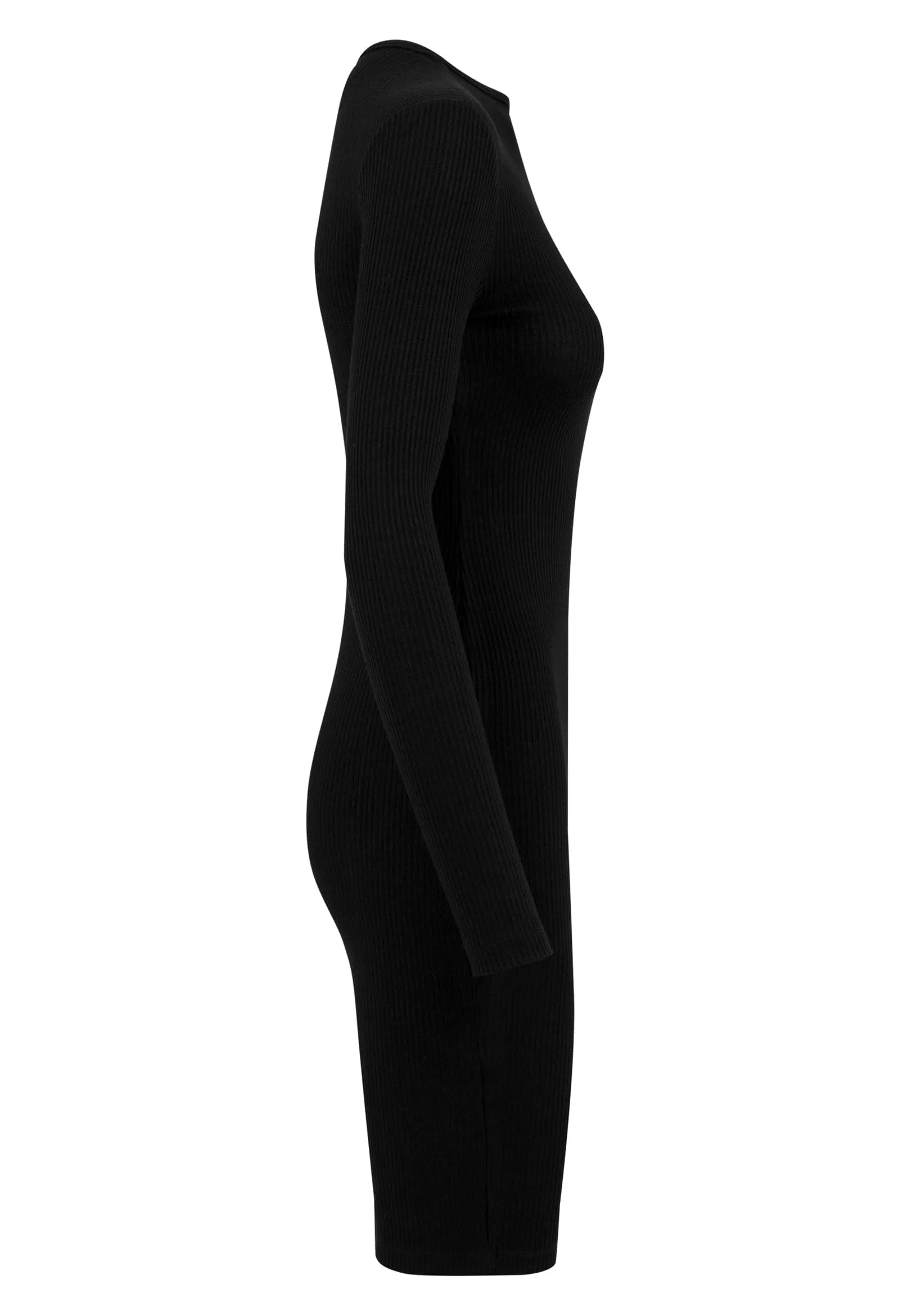 Urban Classics - Ladies Rib Dress Black - Dress