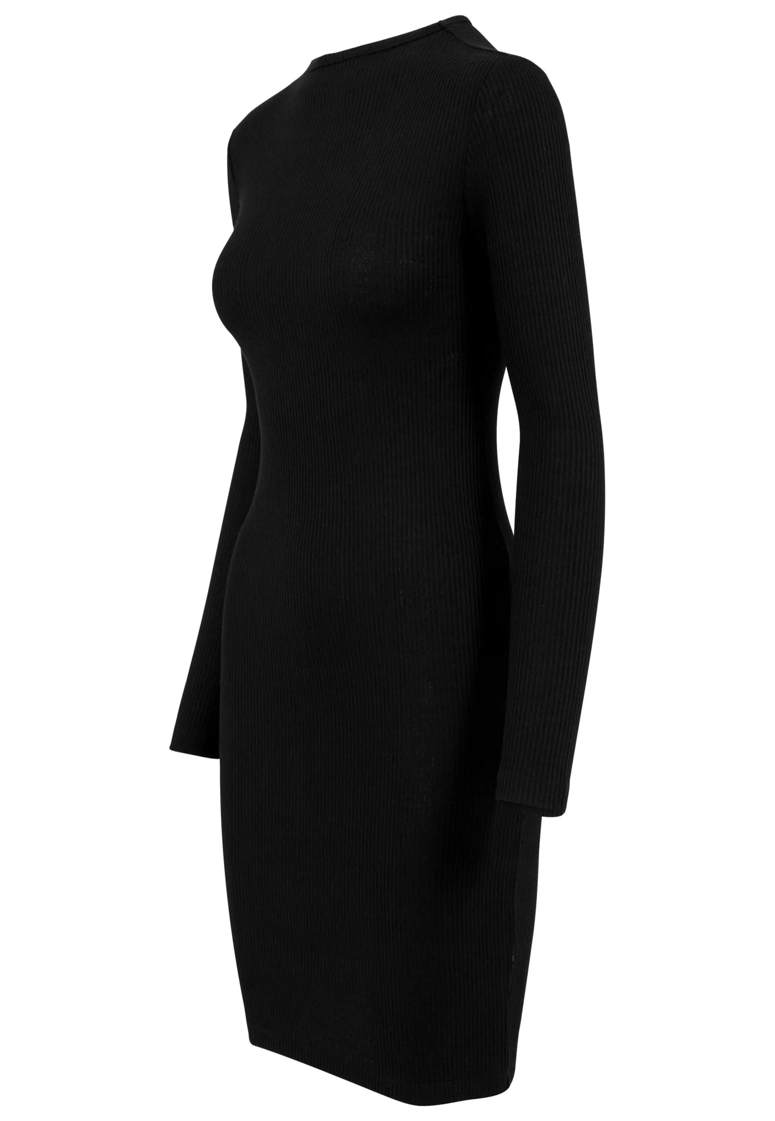 Urban Classics - Ladies Rib Dress Black - Dress
