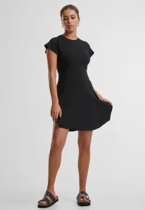 Urban Classics - Ladies Skater Rib Black - Dress