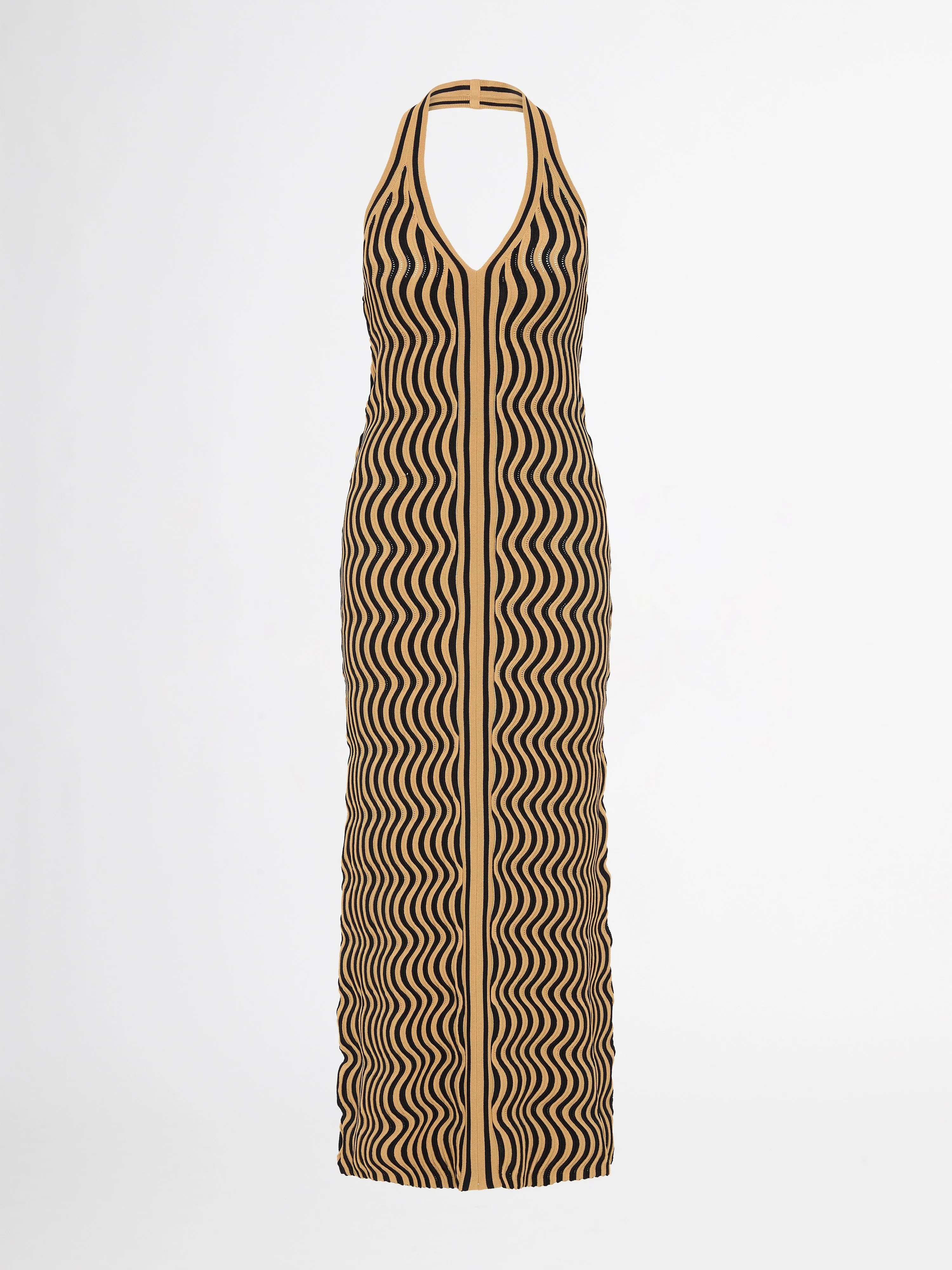 WAVY KNIT DRESS
