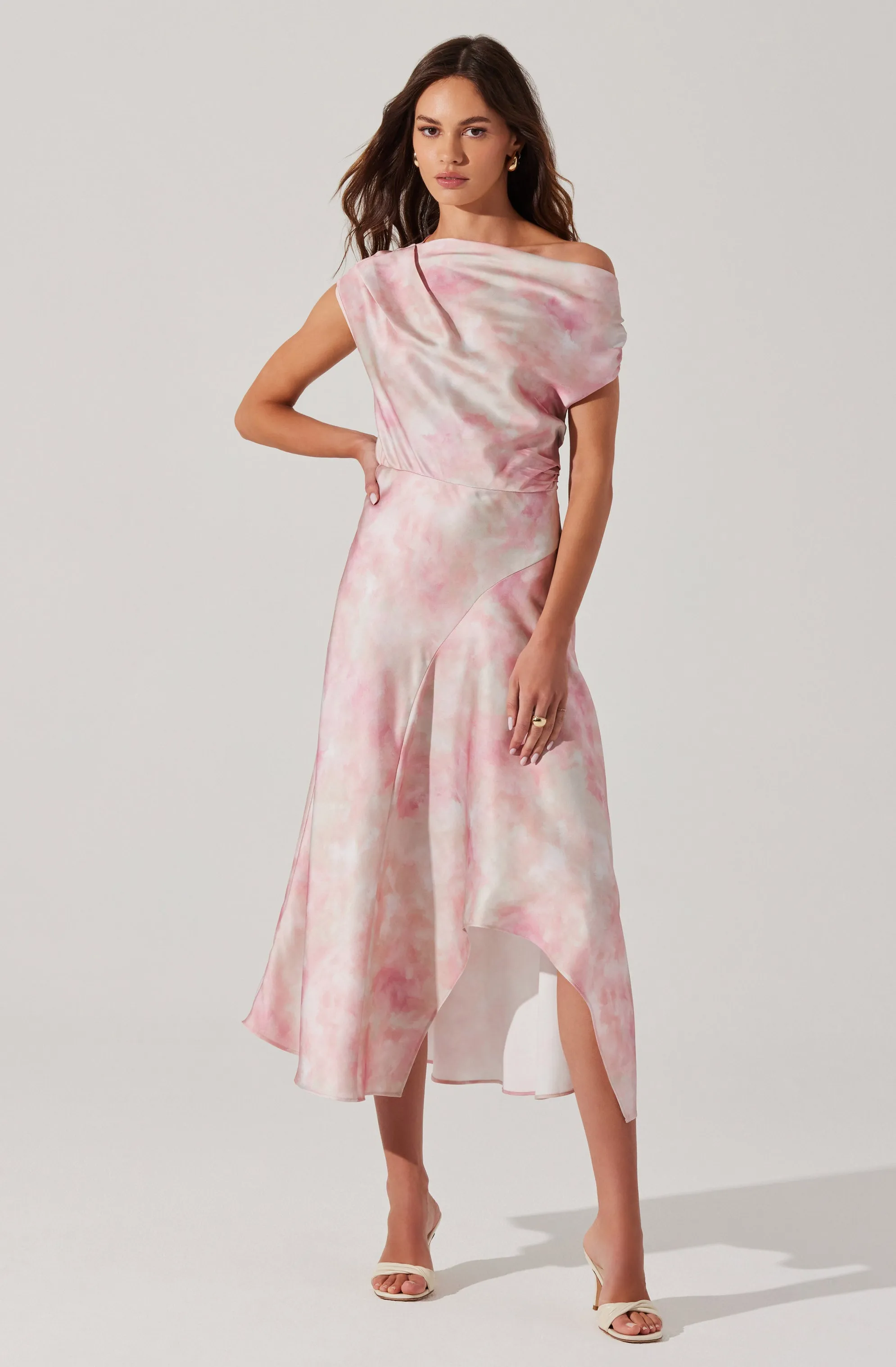 Worth Every Penny Mairyn Tie Dye Satin Dress  Today Only!