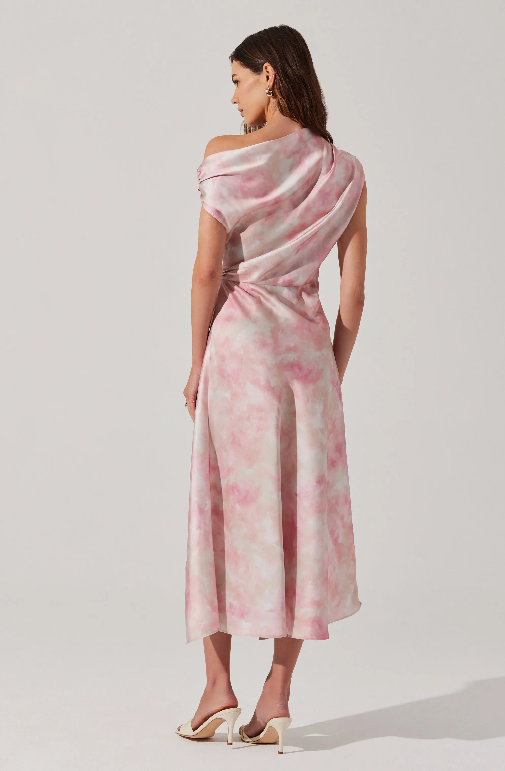 Worth Every Penny Mairyn Tie Dye Satin Dress  Today Only!