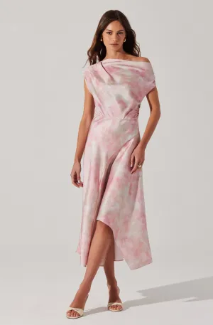 Worth Every Penny Mairyn Tie Dye Satin Dress  Today Only!