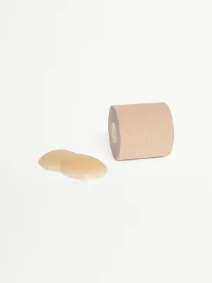 YOOBTAPE ORGANIC BUST TAPE AND NIPPLE COVER SET - 7.5CM WIDE